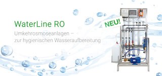 WaterLine ROL Umkehrosmose Anlage zur Wasseraufbereitung für Luftbefeuchtung.